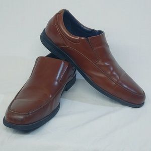 Docker Comfort Zone Slip-on Classic Loafers Dress Shoe Brown Size 13M